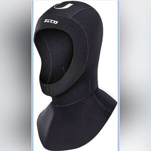 Men's 5mm Black Diving Hood Size M